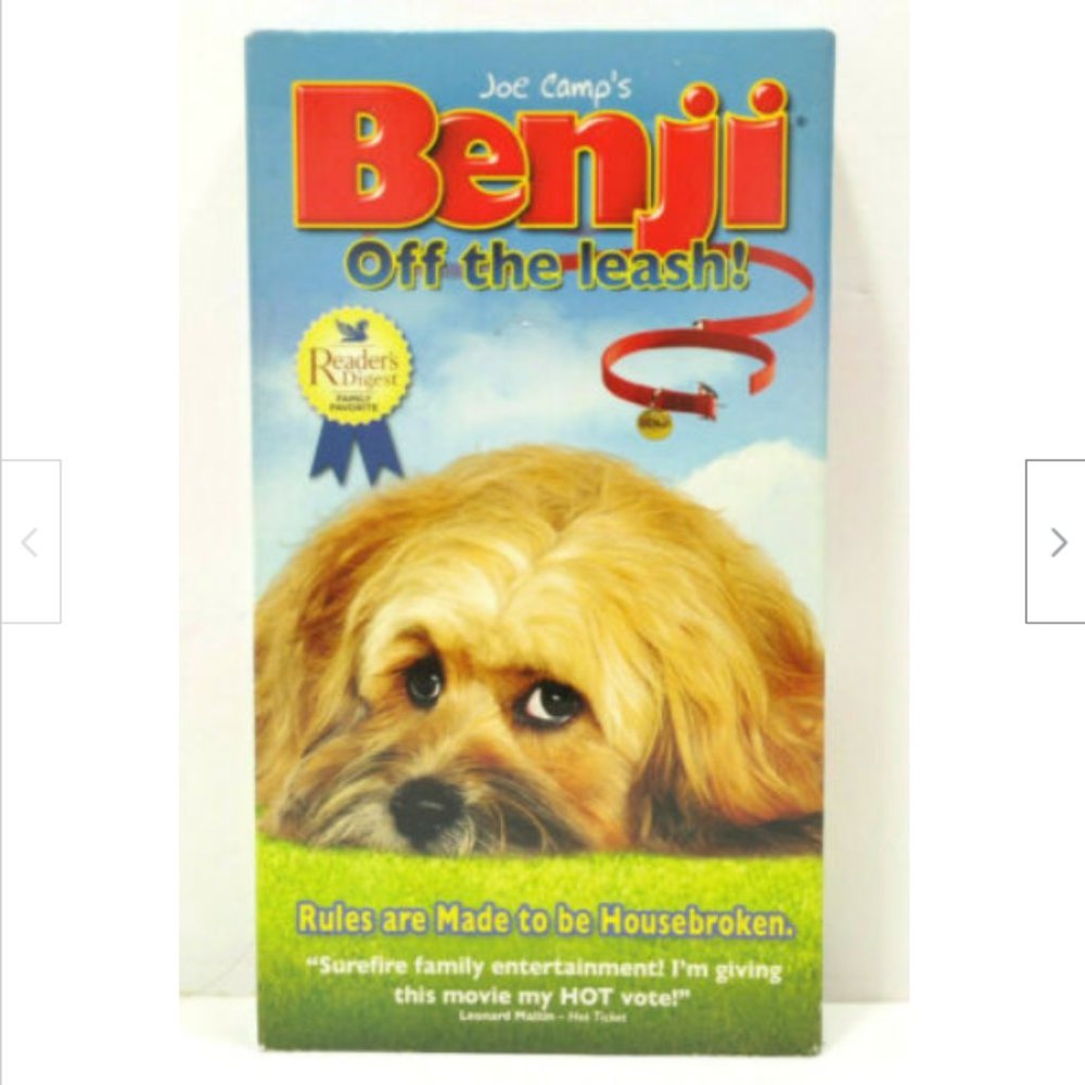 Benji Off the Leash (VHS, 2004) 4961E1M